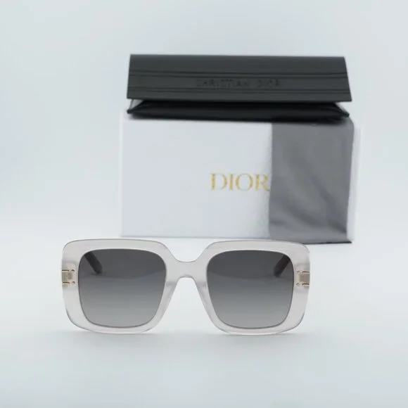 Dior DIORSIGNATURE S11F 78A1 Square Sunglasses - Brown/Grey - Picture 7 of 11